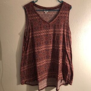 Fun Floral Mosaic LulaRoe Tank